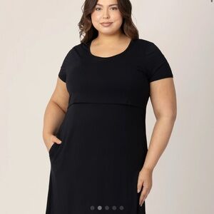 Black Short Sleeve Dress